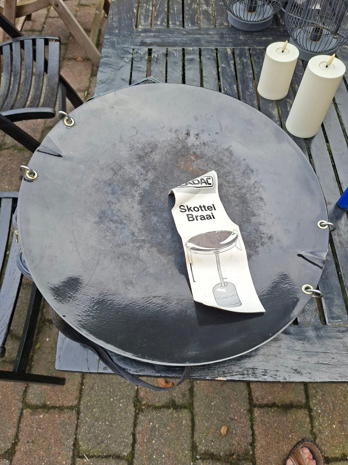 Cadac Skottelbraai met gasfles, Ophalen of Verzenden, Gebruikt, Cadac