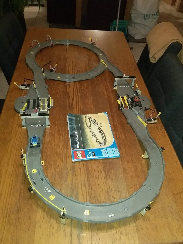 lego nr 8364 racebaan, Kinderen en Baby's, Gebruikt, Lego, Ophalen of Verzenden, Racers