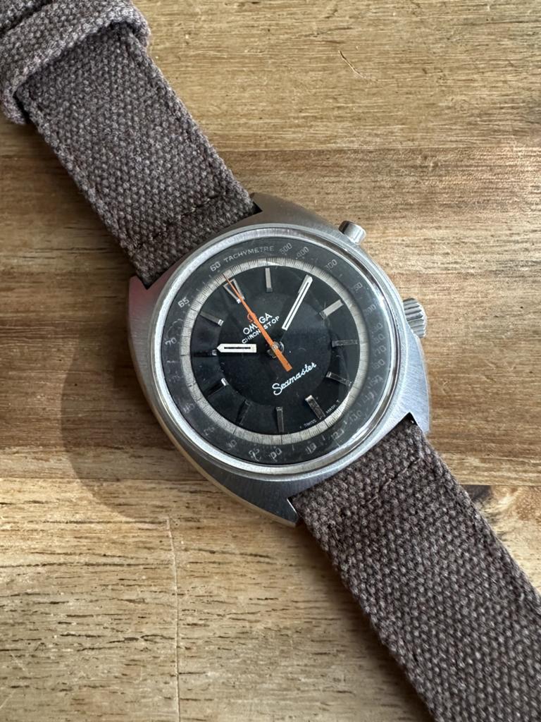 Omega Seamaster Chronostop, Staal, Met bandje, Polshorloge, Omega