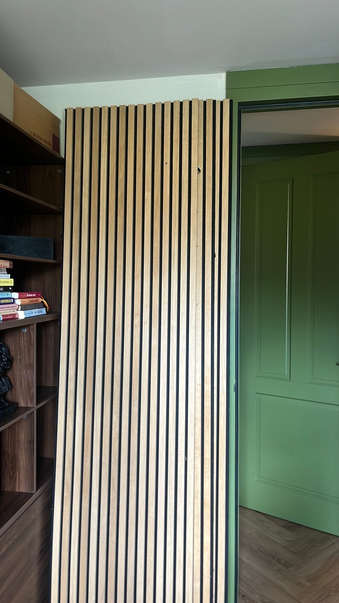 Akoestische panelen 3 stuks, Gebruikt, Hout, Bruin, Wandbord of Wandpaneel