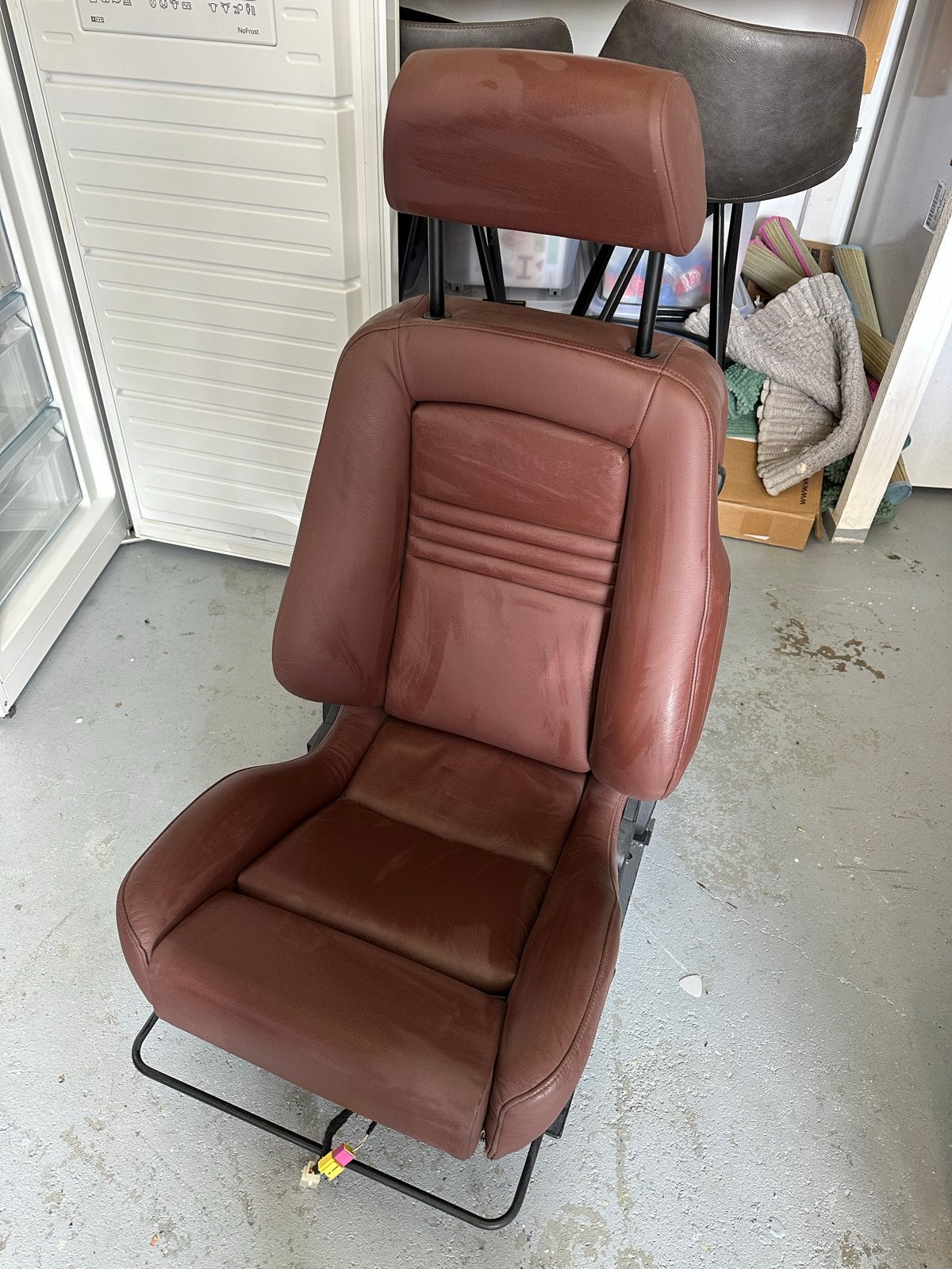 Recaro lederen sportstoel - Volledig verstelbaar, Auto-onderdelen, Ophalen, Gebruikt, Universele onderdelen