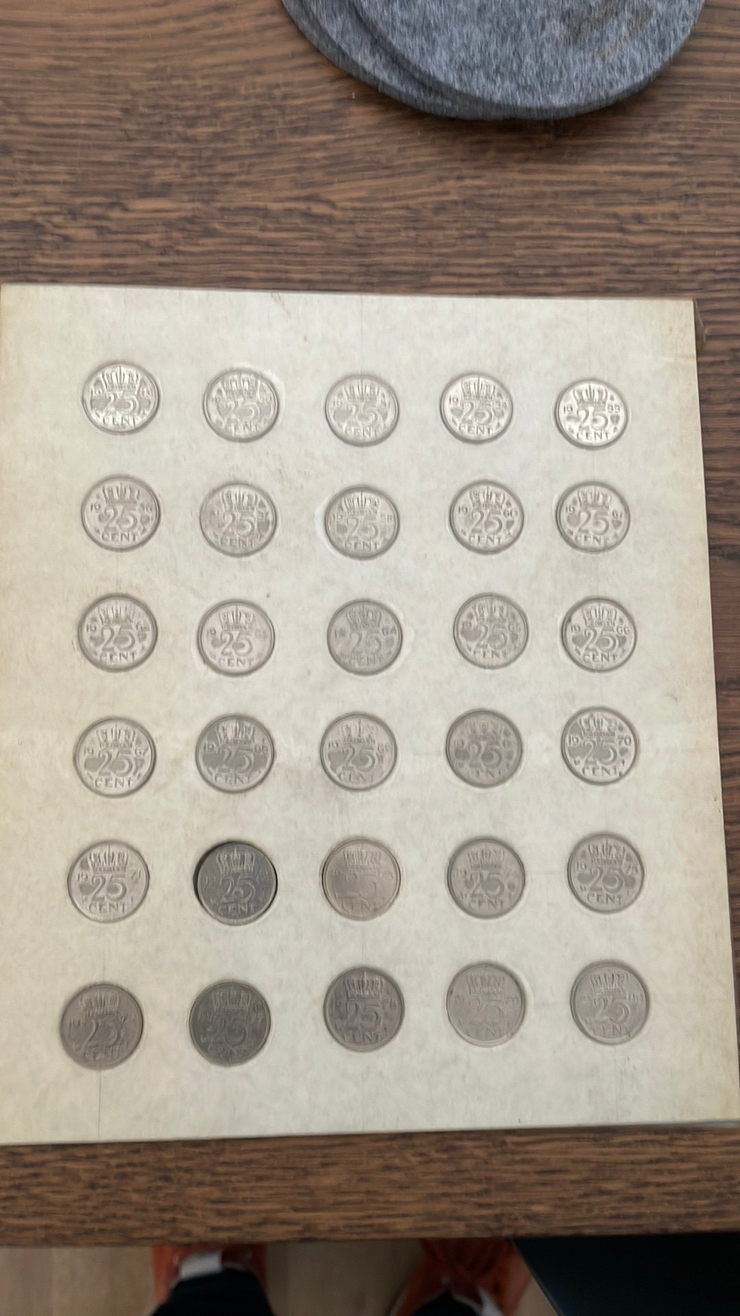 Set van 25 cent munten Koningin Wilhelmina en Juliana, Postzegels en Munten, Munten | Nederland, Ophalen, Koningin Wilhelmina
