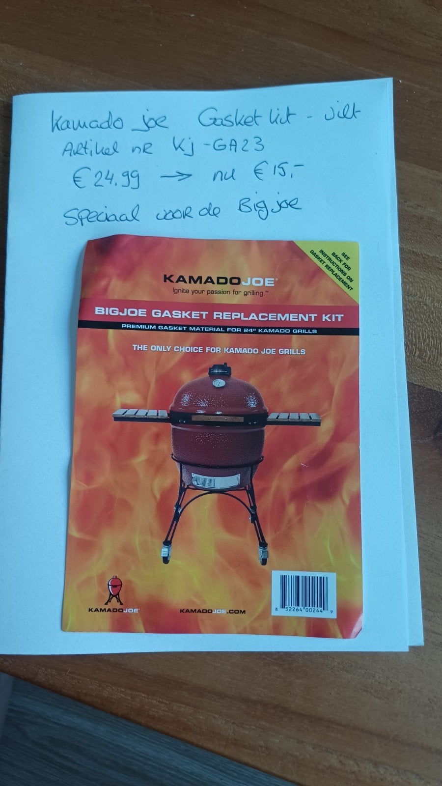 Kamado Joe Gasket Replacement Kit KJ-GA23, Ophalen of Verzenden, Nieuw, Kamado Joe