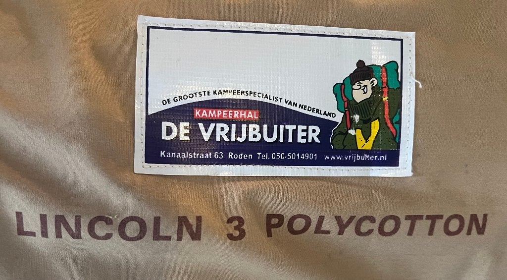 Tente De Vrijbuiter - Lincoln 3 Polycotton, Ophalen, Gebruikt, Tot en met 3