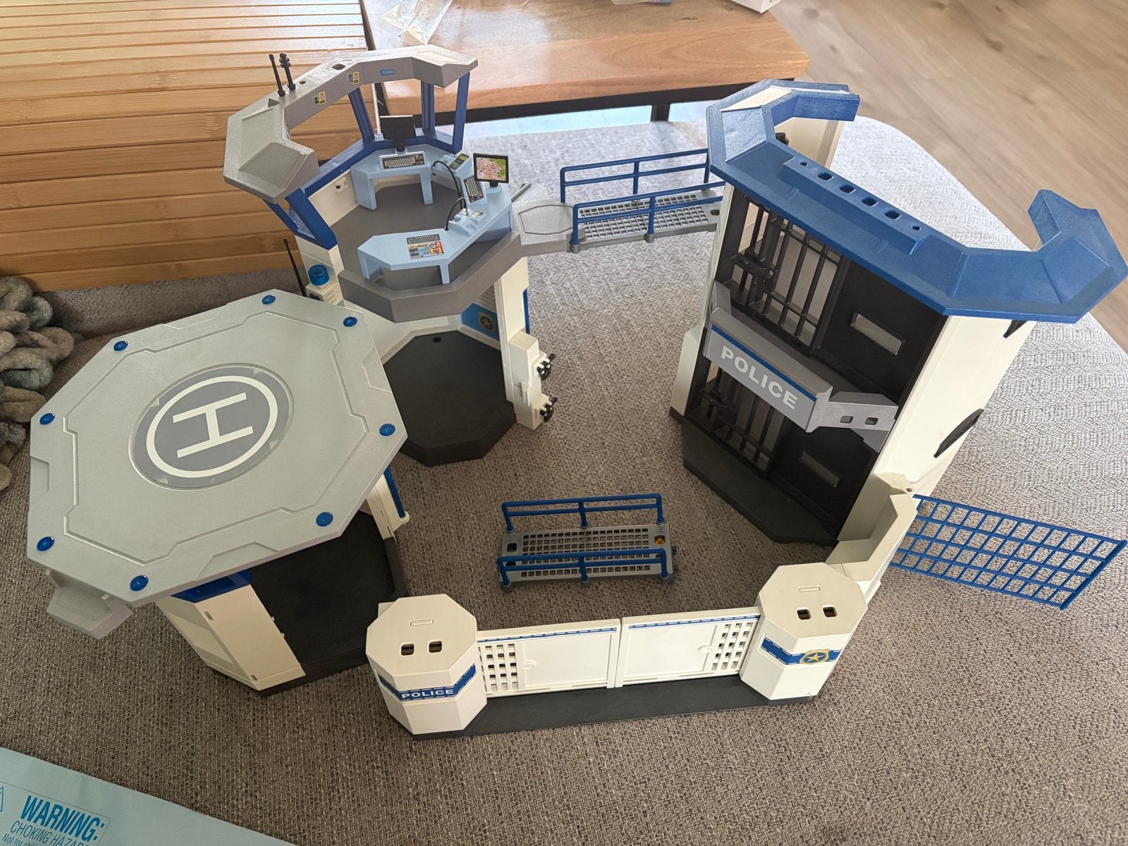 Playmobil Politiebureau (Set 6919/6872), Ophalen, Gebouw, Complete set, Zo goed als nieuw