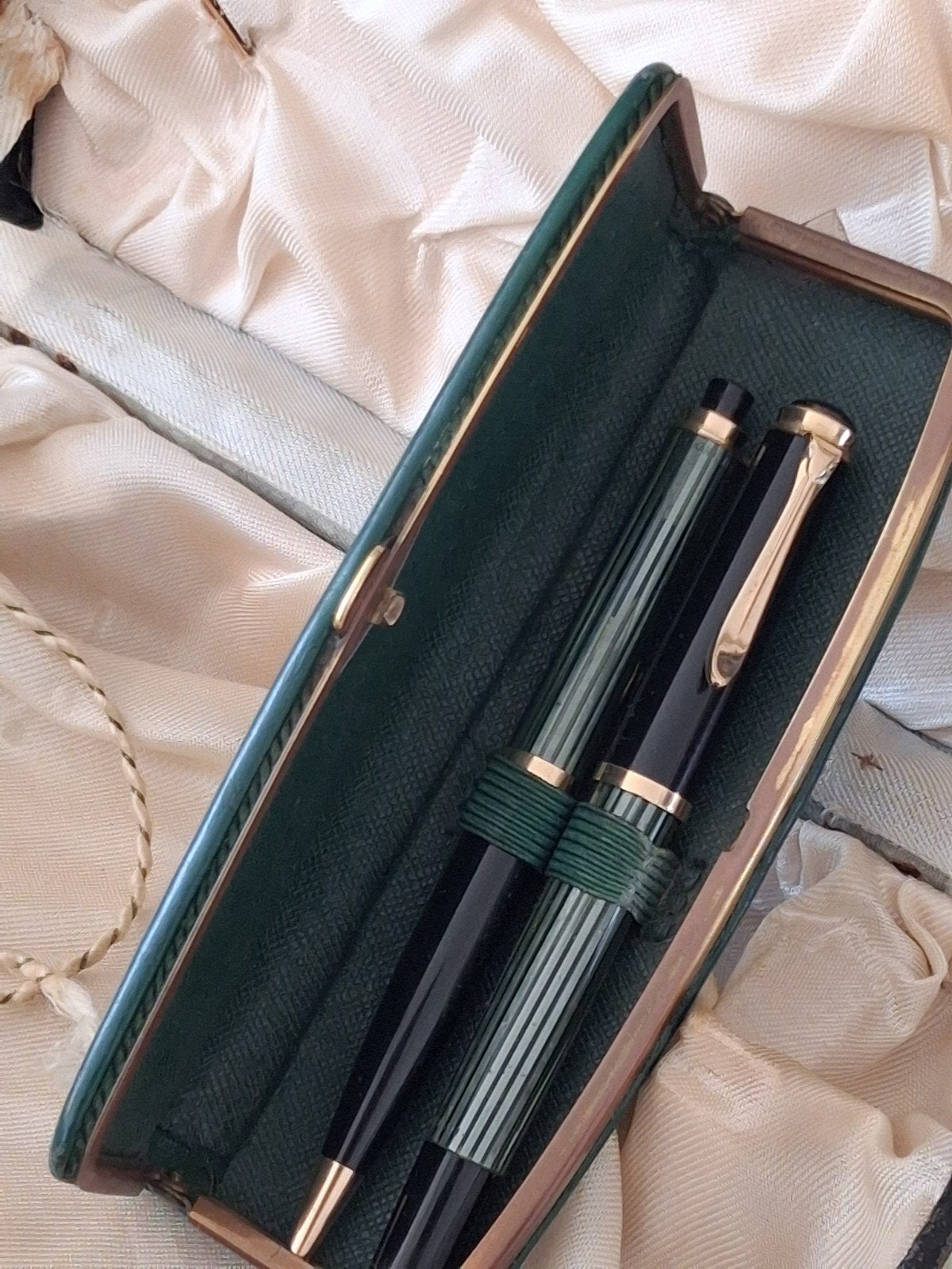 Pelikan set ,vulpen met gouden nib en vulpotlood 1952, Ophalen of Verzenden, Vulpen, Overige merken