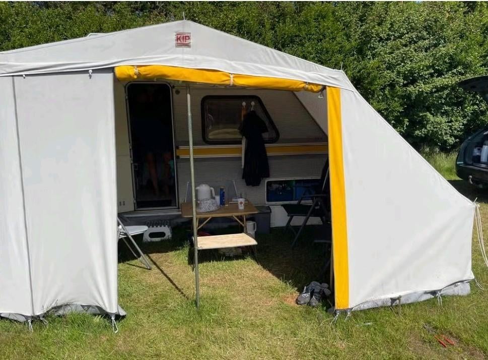 Te koop gevraagd: voortent voor Kip Kompakt 32ek, Caravans en Kamperen, Ophalen of Verzenden, Tot en met 2