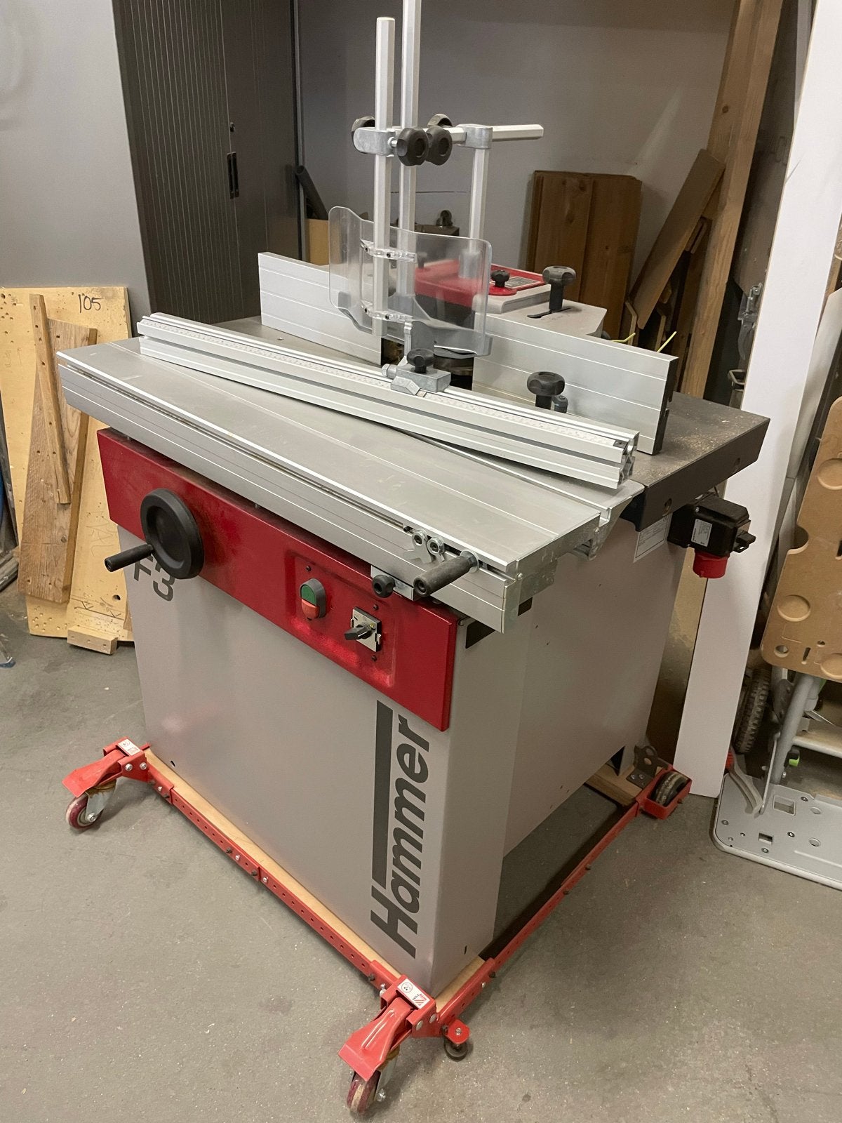 Hammer F3 Freesmachine - Zo goed als nieuw, Ophalen, Zo goed als nieuw, Elektrisch, Bovenfrees
