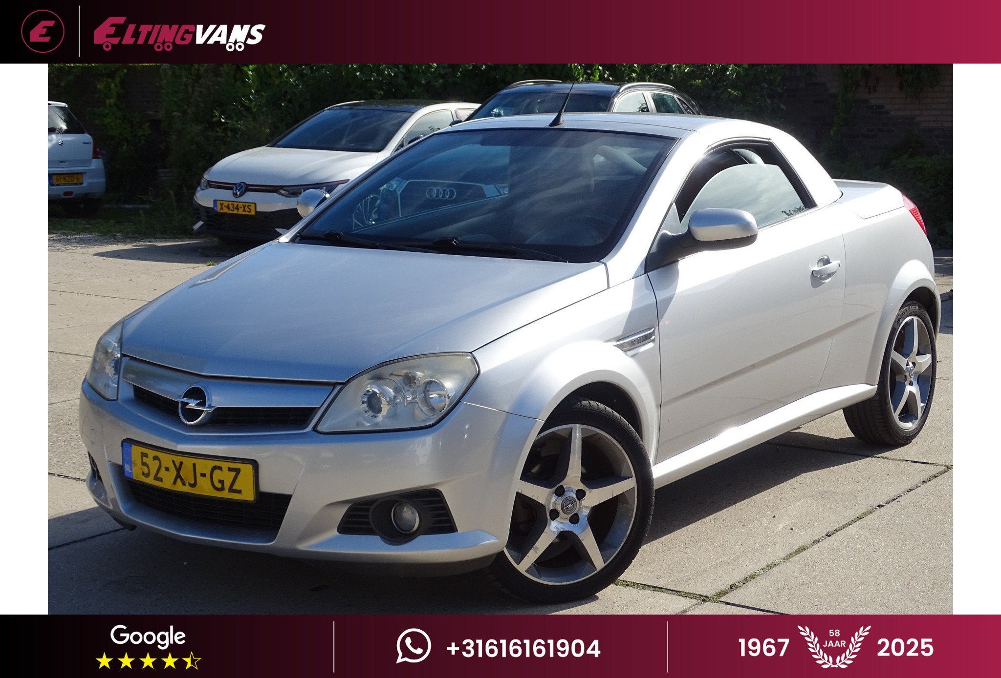 Opel Tigra TwinTop 1.4-16V Temptation (bj 2007), Auto's, Voorwielaandrijving, Gebruikt, 4 cilinders, Cabriolet
