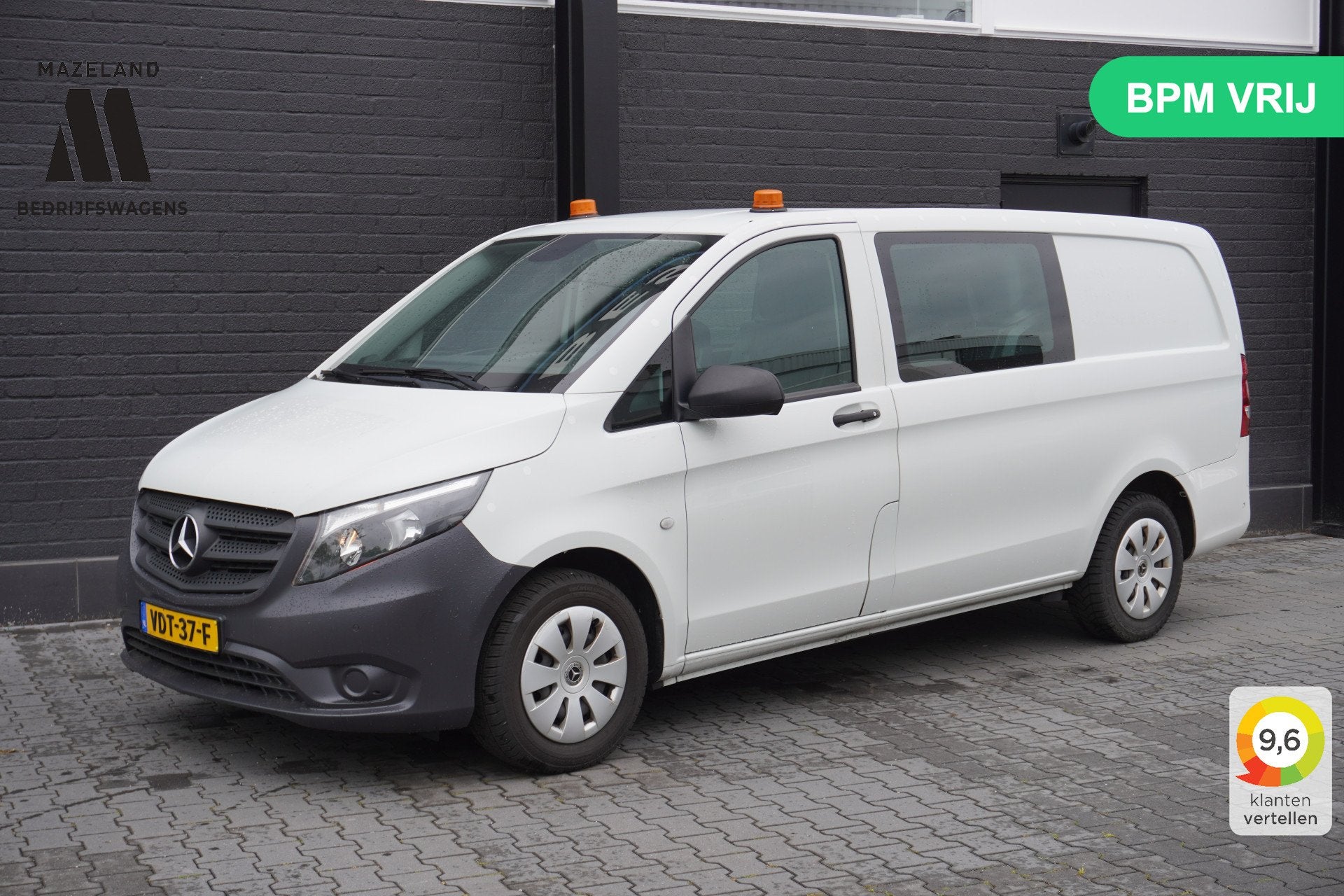 Mercedes-Benz Vito 114 CDI Lang Automaat Dubbele Cabine EURO, Auto's, Bestelauto's, Automaat, Gebruikt, 4 cilinders, Bedrijf