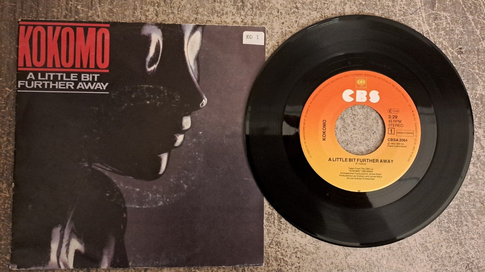 kokomo  - a little bit further away, Gebruikt, 7 inch, Pop, Fotohoes