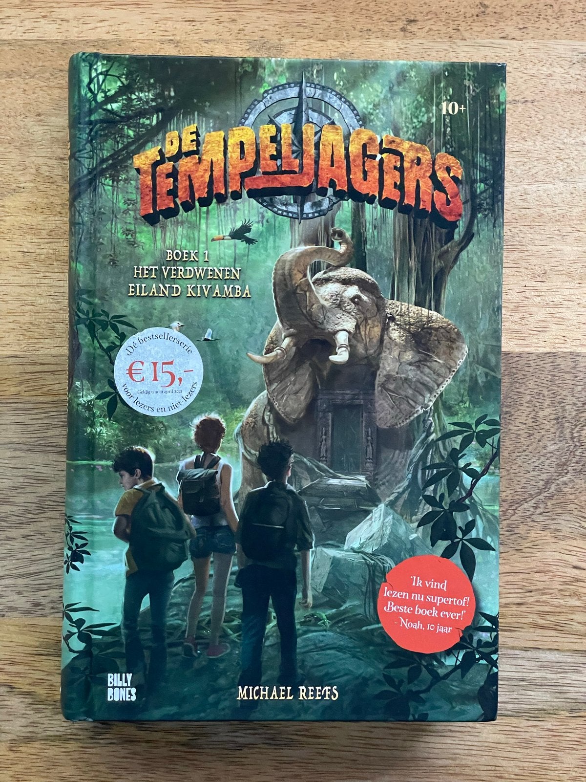 De Tempeljagers Boek 1: Het Verdwenen Eiland Kivamba, Boeken, Ophalen of Verzenden, Zo goed als nieuw, Fictie
