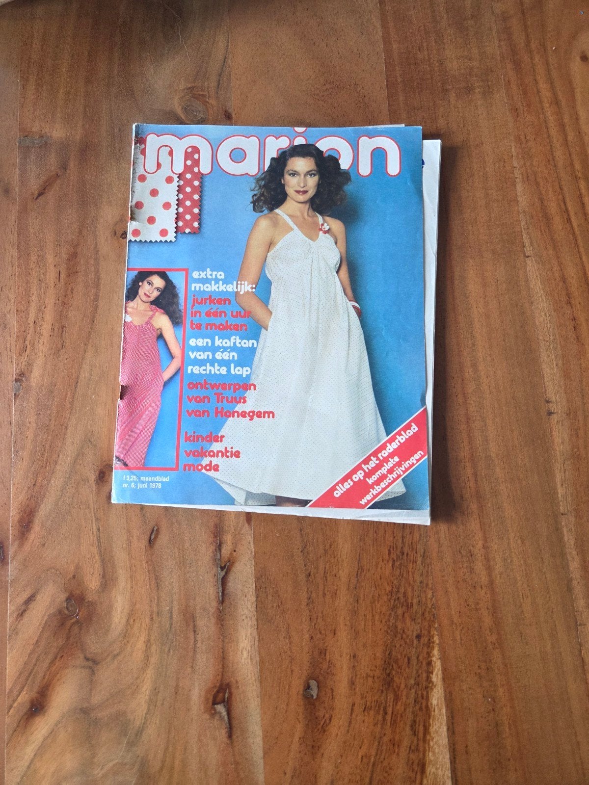 Vintage modetijdschrift Marion - Juni 1978 (Compleet met rad, Ophalen of Verzenden, Gelezen, Mode algemeen