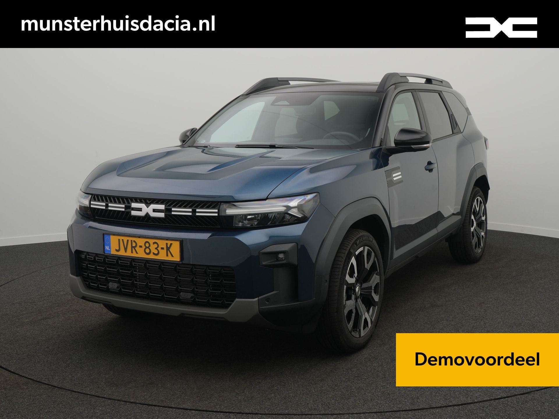 Dacia Bigster 1.8 Hybrid 155 Journey - Demo - Elektrisch gla, Stof, Gebruikt, 4 cilinders, Blauw