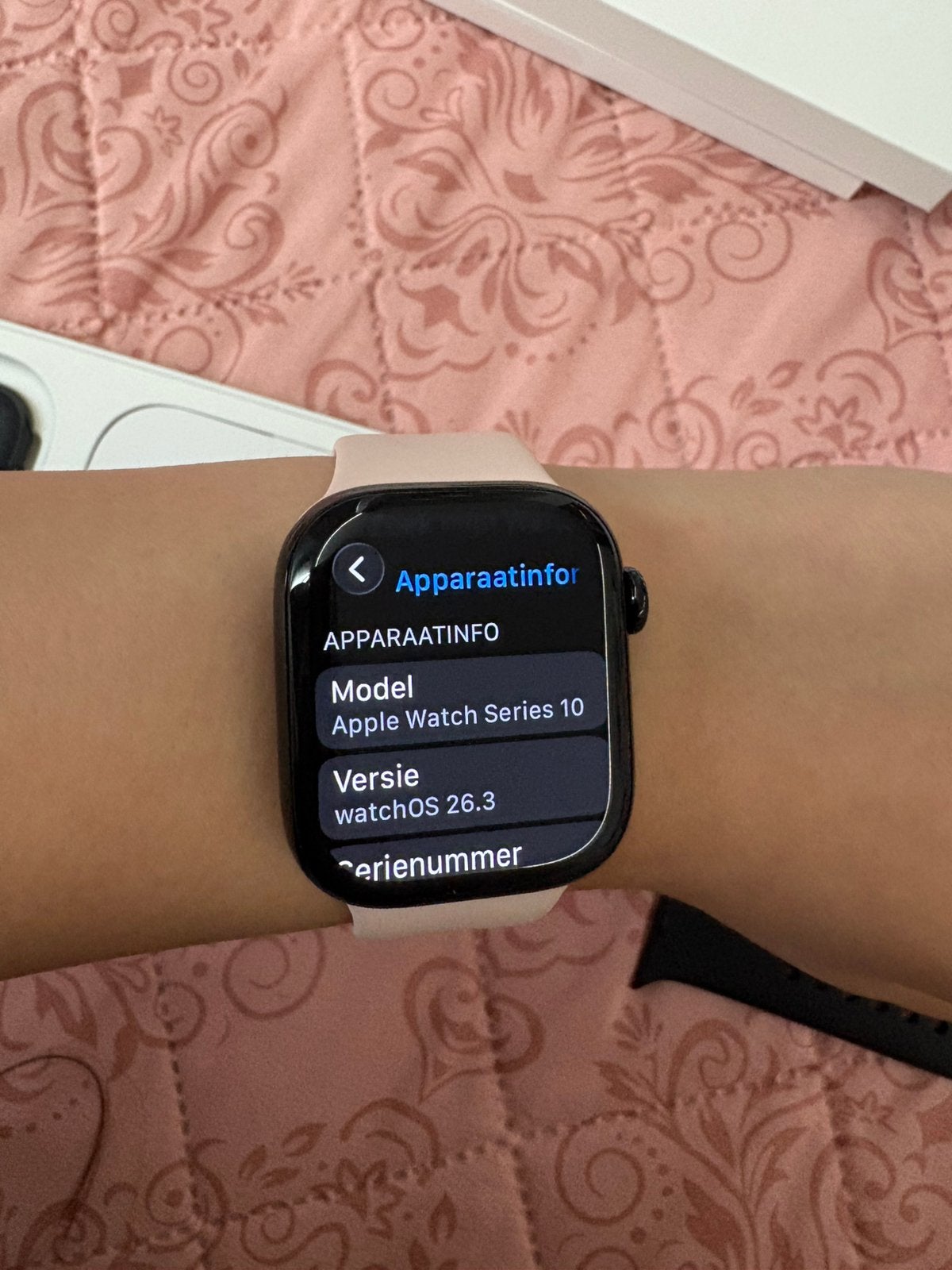 Apple watch serie 10 42mm, Ophalen, Zwart, IOS, Nieuw