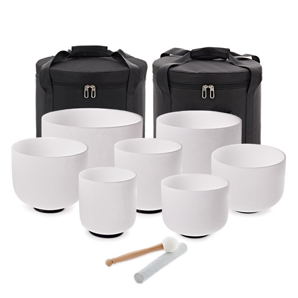 432 Hz Klankschalen Set - Crystal Singing Bowls Chakra, Hillscollective@outlook.com, HILLS Essentials, Nieuw, Ophalen of Verzenden