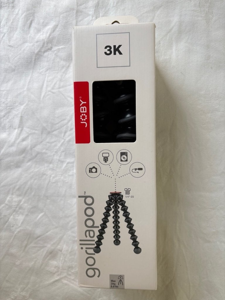 Gorillapod Joby 3K, Joby, 125 cm of minder, Flexibele poten, Zo goed als nieuw
