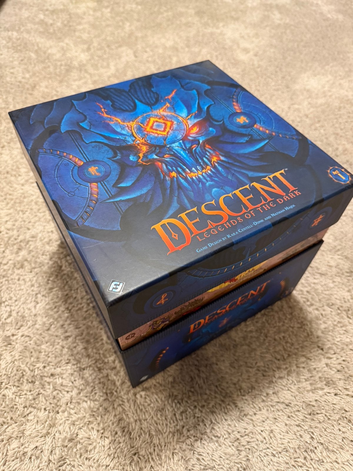 Descent: Legends of the Dark – compleet – slechts2x gespeeld, Ophalen, Zo goed als nieuw