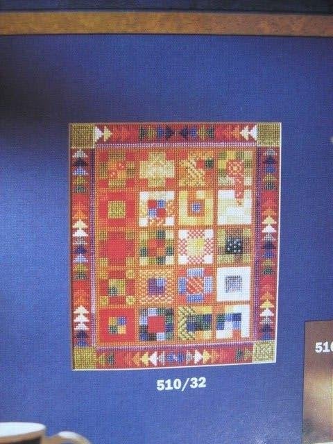 Borduurpatroon  Kleurige Merklap   nr 5198 do, Verzenden, Nieuw, Handborduren, Patroon