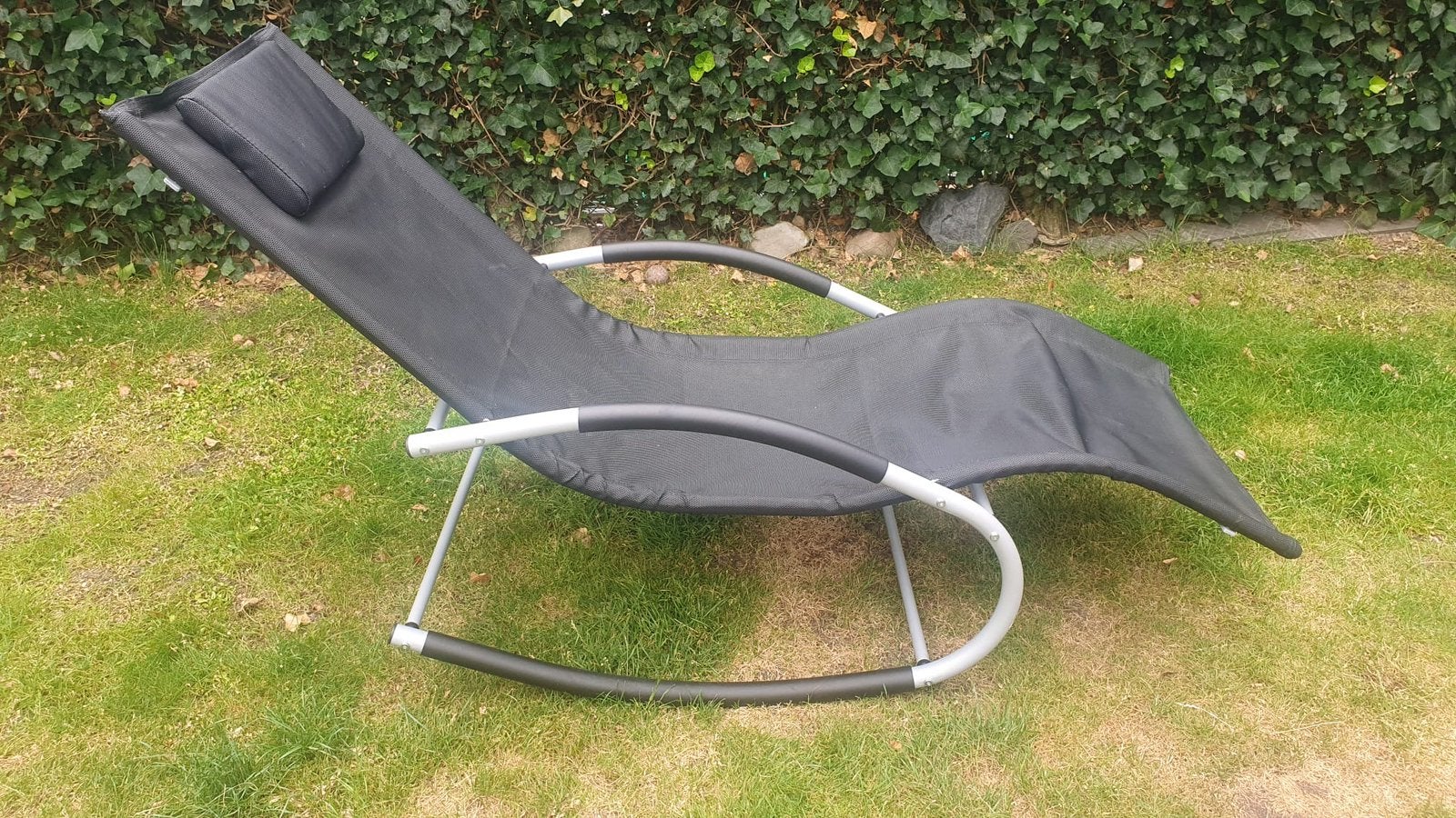 Schommel / ligstoel, Ophalen, Zo goed als nieuw, Aluminium