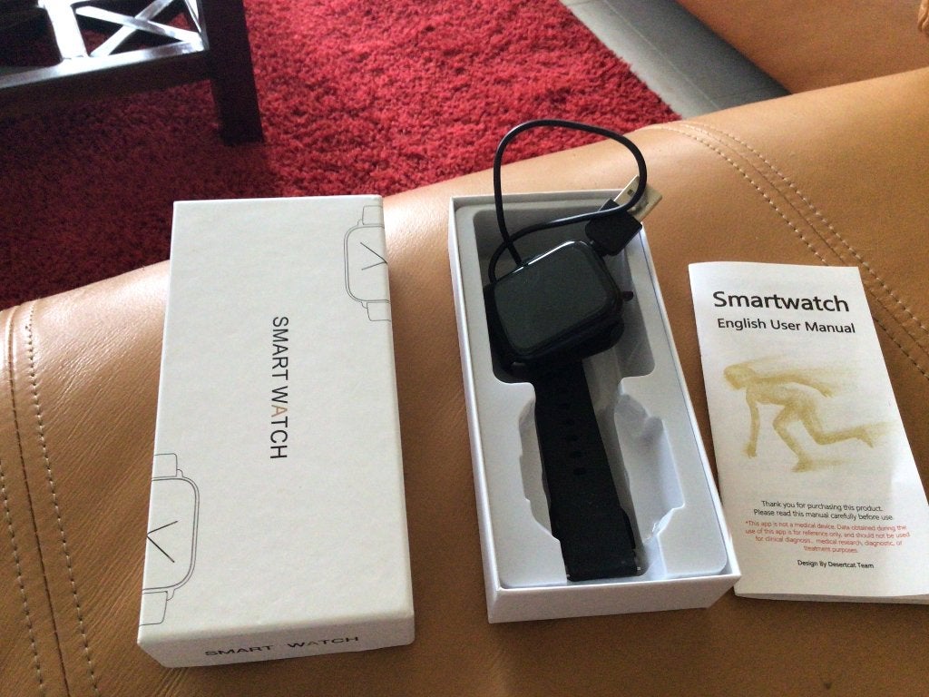Smartwatch, Hartslag, Zwart, Nieuw, Ophalen of Verzenden