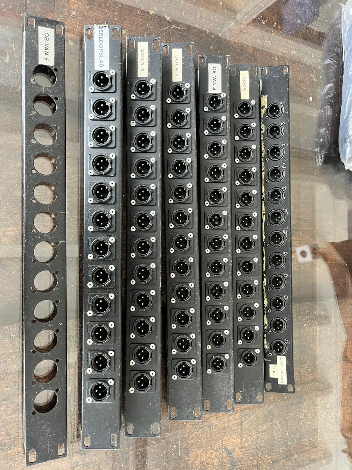 19 inch rackpanelen, Ophalen, Gebruikt