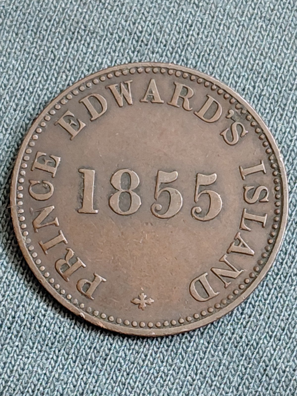 Canada, Prince Edward's Island 1/2 Penny 1855, Verzenden, Noord-Amerika, Losse munt