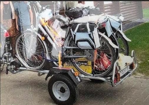 Fietendrager voor e-bike, scootmobiel voor auto met trekhaak, Ophalen, Gebruikt, Erde