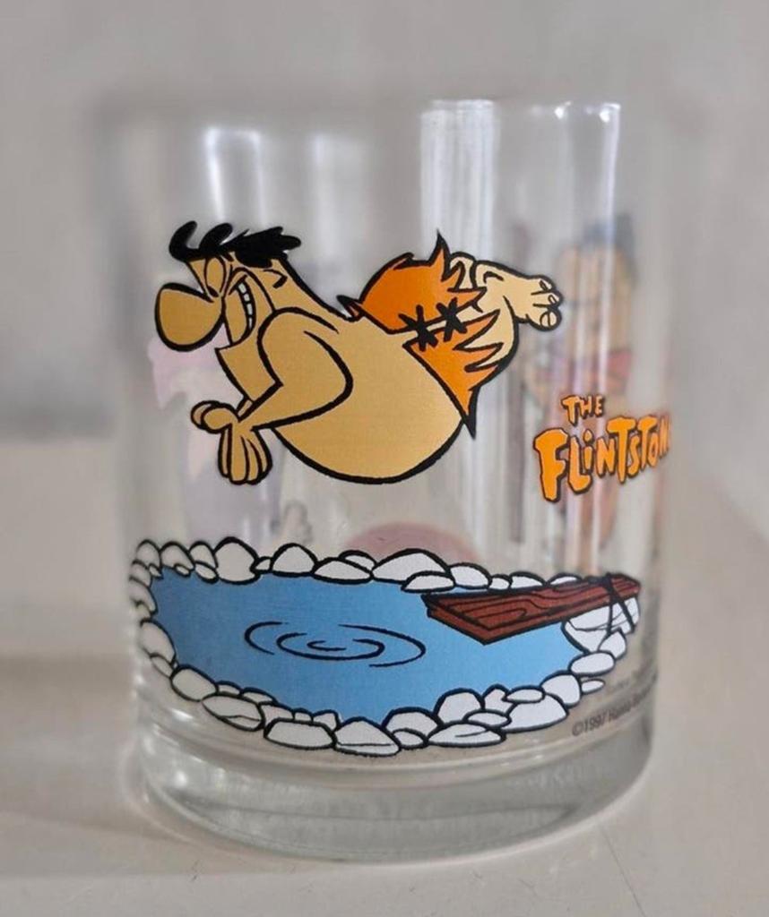 Glas Penotti The Flinstones, Ophalen of Verzenden, Zo goed als nieuw