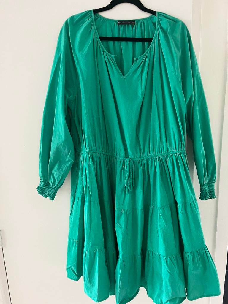 Knielange jurk Marks&Spencer, Kleding | Dames, Jurken, Verzenden, Zo goed als nieuw, Maat 38/40 (M), Onder de knie