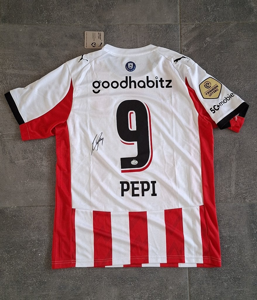 Shirt met originele handtekening; Ricardo Pepi # PSV, Ophalen of Verzenden, Nieuw, PSV, Shirt