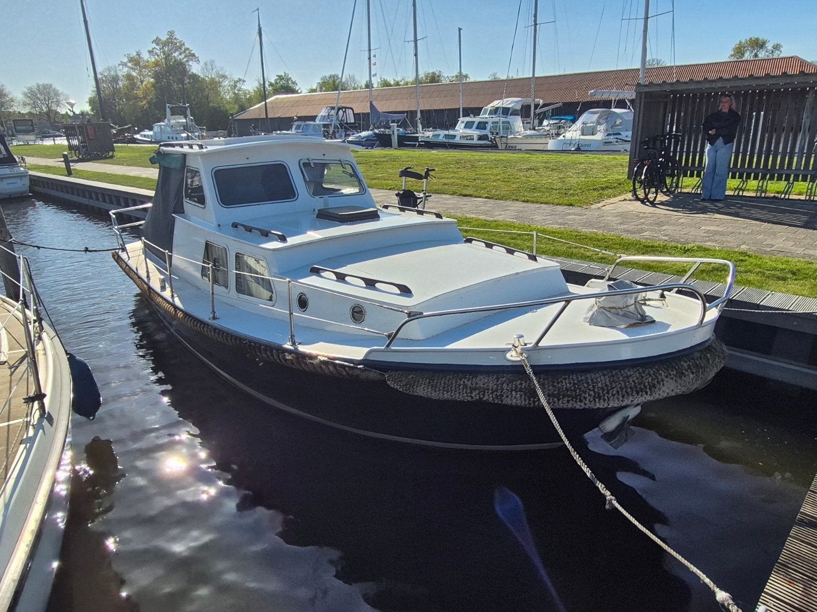 Schiffartvlet 8.30m, Watersport en Boten, Ophalen of Verzenden, Diesel, Vlet, Boegschroef