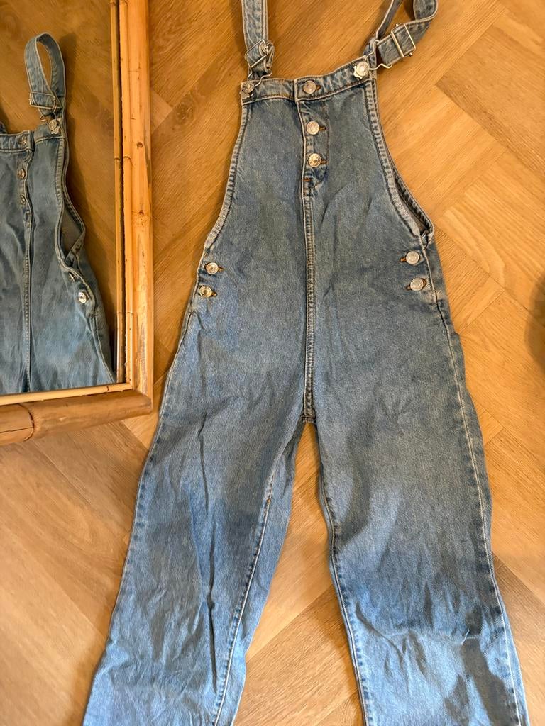 Mooie Mango tuinbroek maat 128, Ophalen of Verzenden, Zo goed als nieuw, Meisje, Setje