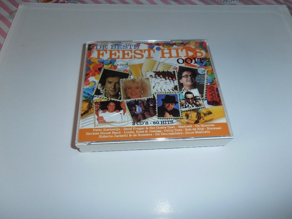 De Beste Feest Hits Ooit - 3 CD's met 60 hits, Cd's en Dvd's, Cd's | Verzamelalbums, Ophalen of Verzenden, Zo goed als nieuw, Verzamelalbum