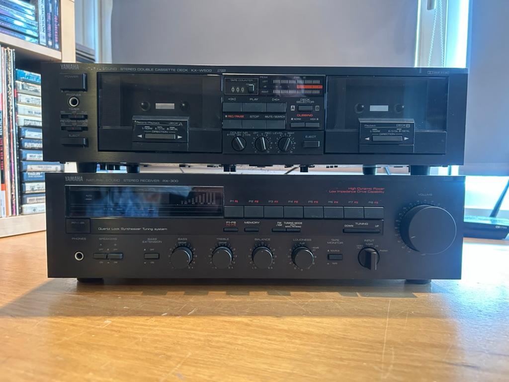 Yamaha versterker en cassettedeck, Gebruikt, Losse componenten, Ophalen, Tuner of Radio
