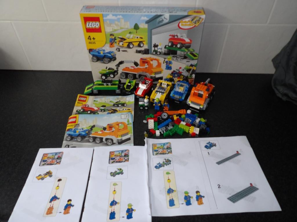 als nieuw Lego 4635 Spelen met voertuigen incl doos en (extr, Lego, Ophalen of Verzenden, Zo goed als nieuw, Compleet