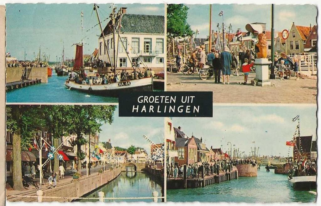 Jt31-27    Harlingen, Verzenden, 1960 tot 1980, Gelopen, Friesland