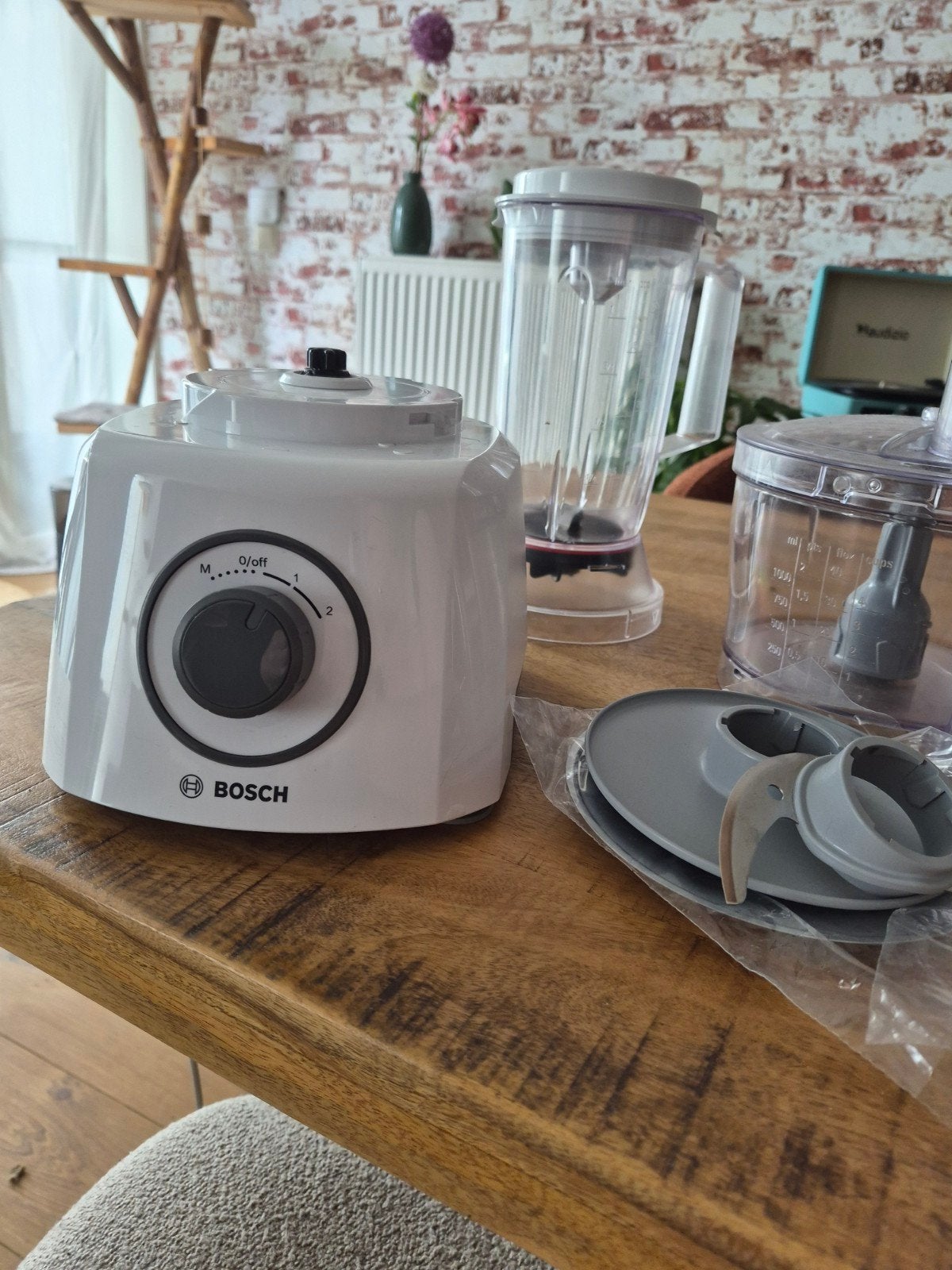 Bosch keukenmachine met blender, zo goed als nieuw, Overige typen, Kunststof, Ophalen of Verzenden, Zo goed als nieuw