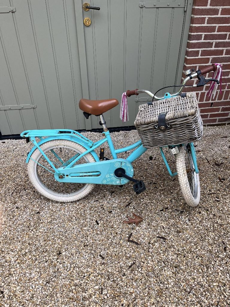 Meisjesfiets 20 inch met mandje en stuurslingers, Fietsen en Brommers, Fietsen | Meisjes, Ophalen, Gebruikt, Handrem, Supersuper cooper