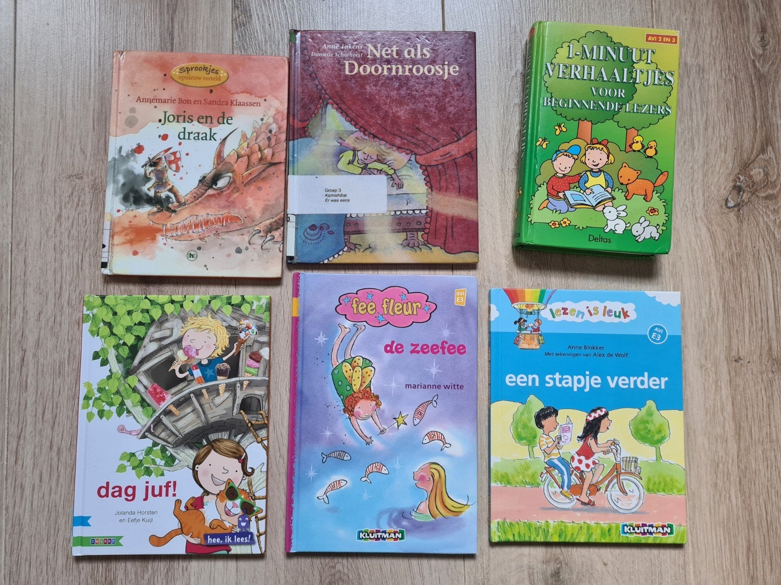 6 AVI boekjes - AVI start t/m E3, Boeken, Ophalen of Verzenden, Zo goed als nieuw, Fictie algemeen