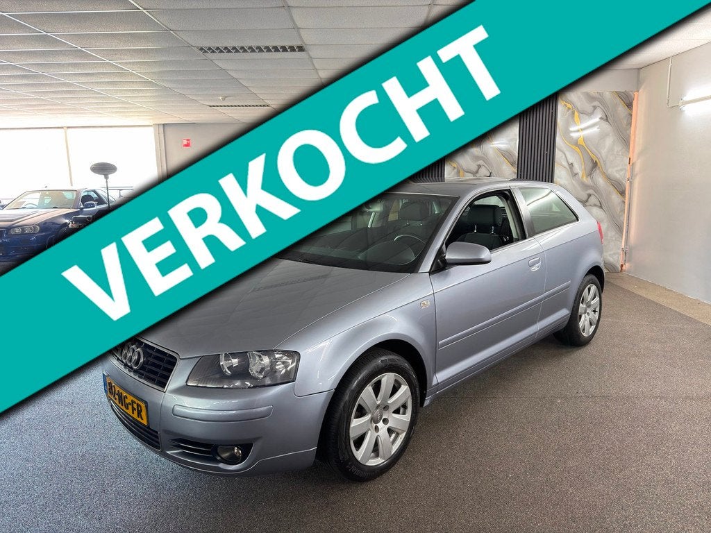 Audi A3 2.0 FSI Automaat,Unieke kilometers,Cruise,Clima,Park, Stof, Zwart, 4 cilinders, Origineel Nederlands