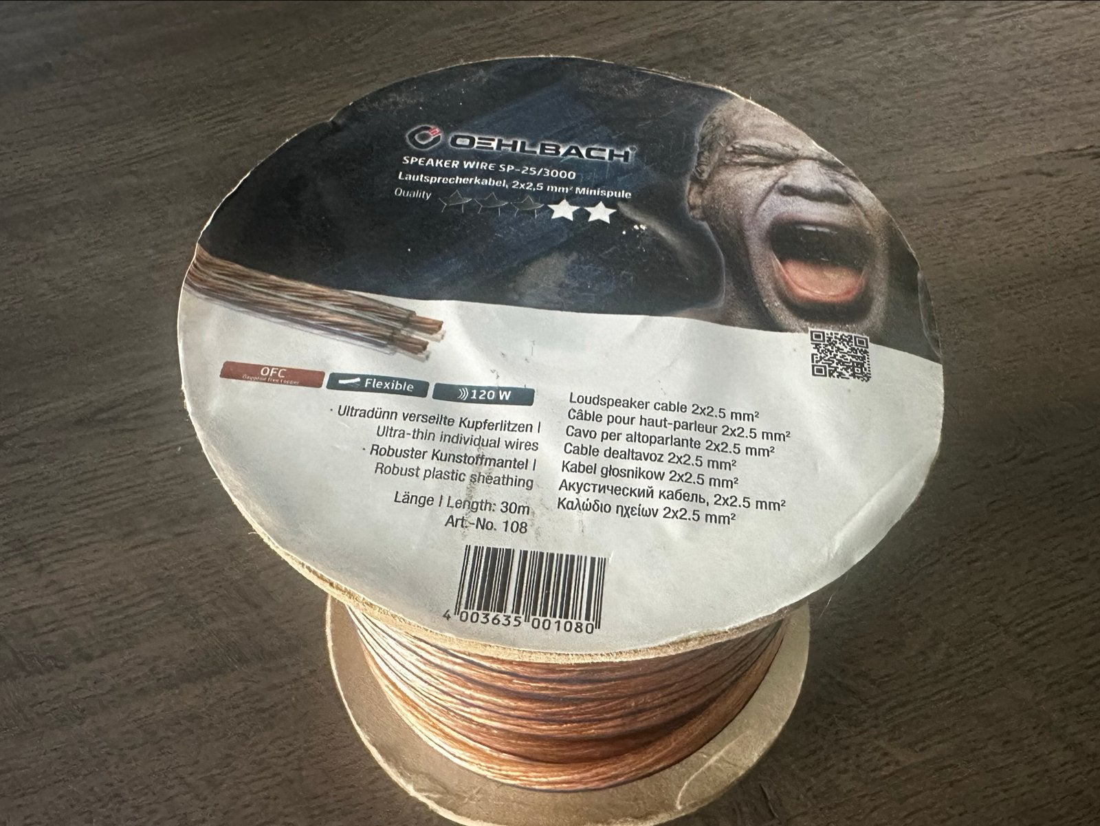 Oehlbach Speaker Wire SP-25/3000 Luidsprekerkabel 20m, Ophalen, Nieuw, 10 meter of meer, Luidsprekerkabel