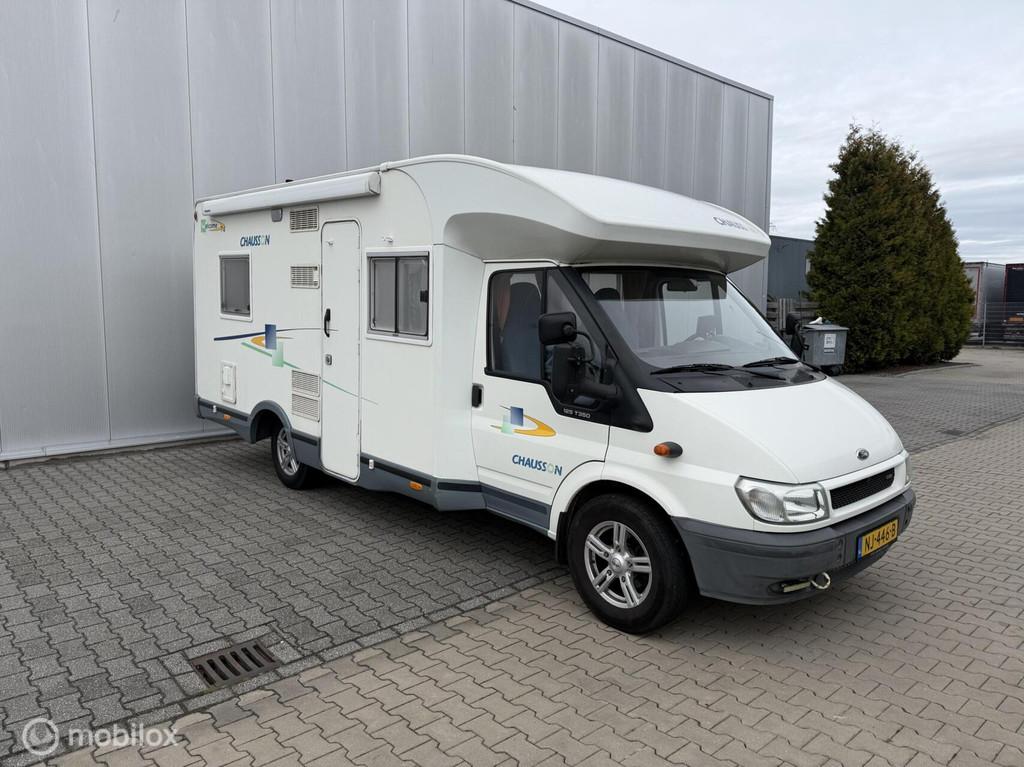 Chausson Welcome 74 l Frans bed l Zonnepanelen, Koelkast, Luifel, Tot en met 2, Cassettetoilet