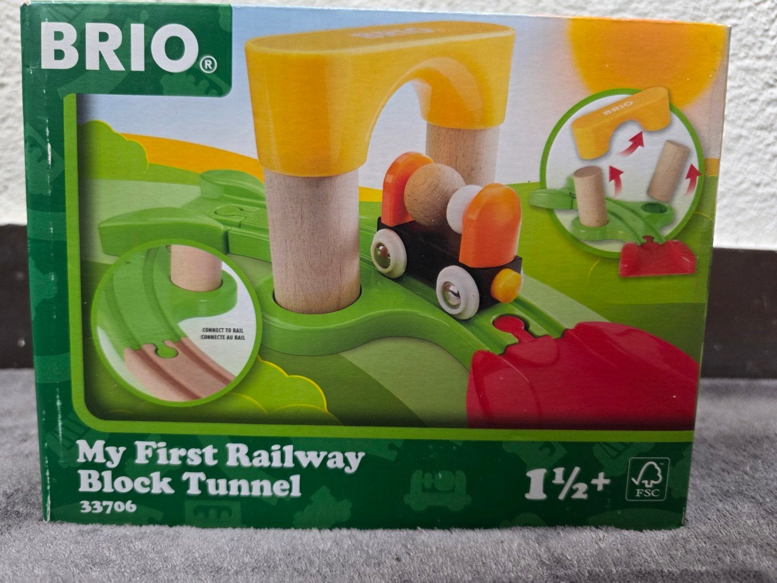 Brio My First Railway Block Tunnel 33706 - Nieuw in doos, Ophalen, Nieuw