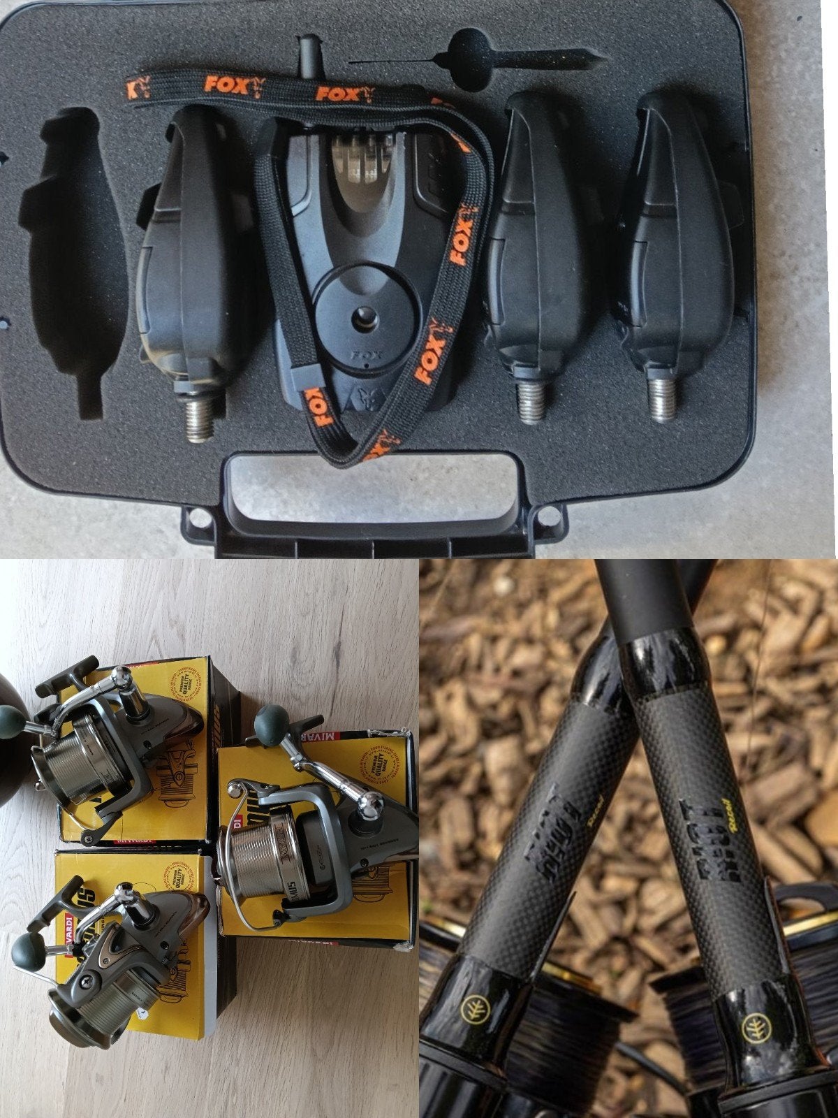 Complete karperset: 3+ 1 Fox MX + Wychwood en meer..., Ophalen of Verzenden, Nieuw, Complete set