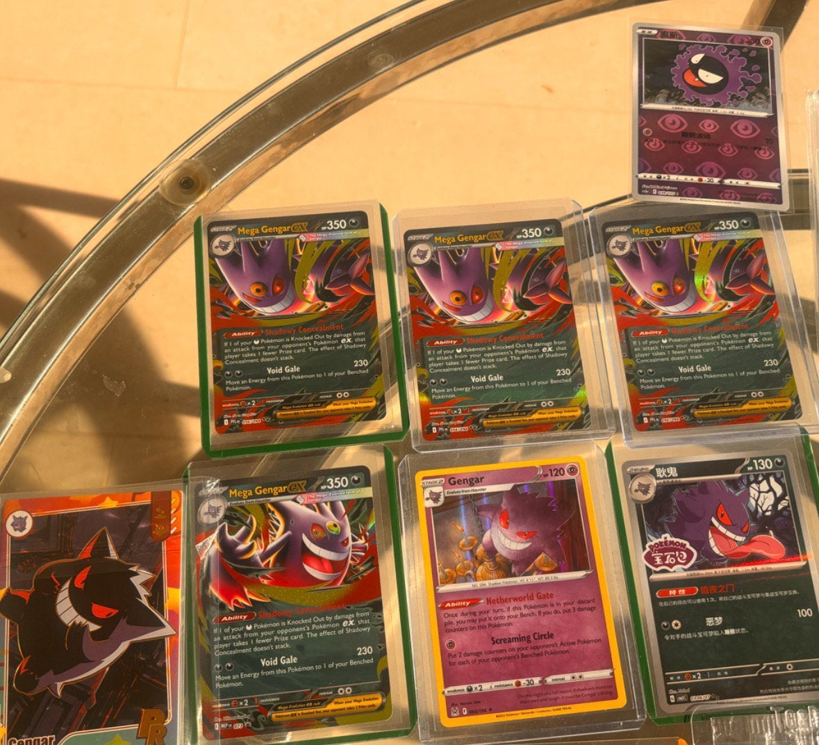 Pokémon Gengar Kaarten Collectie - Diverse Types, Verzenden, Zo goed als nieuw, Meerdere kaarten, Foil