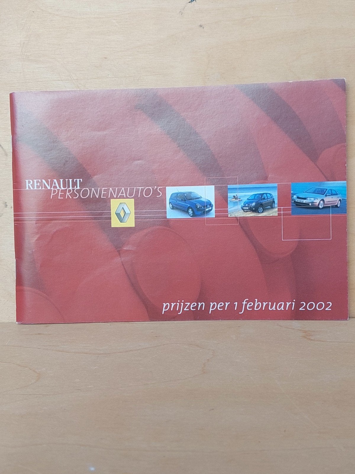 Renault Personenauto's Catalogus 2002 - Prijslijst, Verzenden, Zo goed als nieuw, Renault