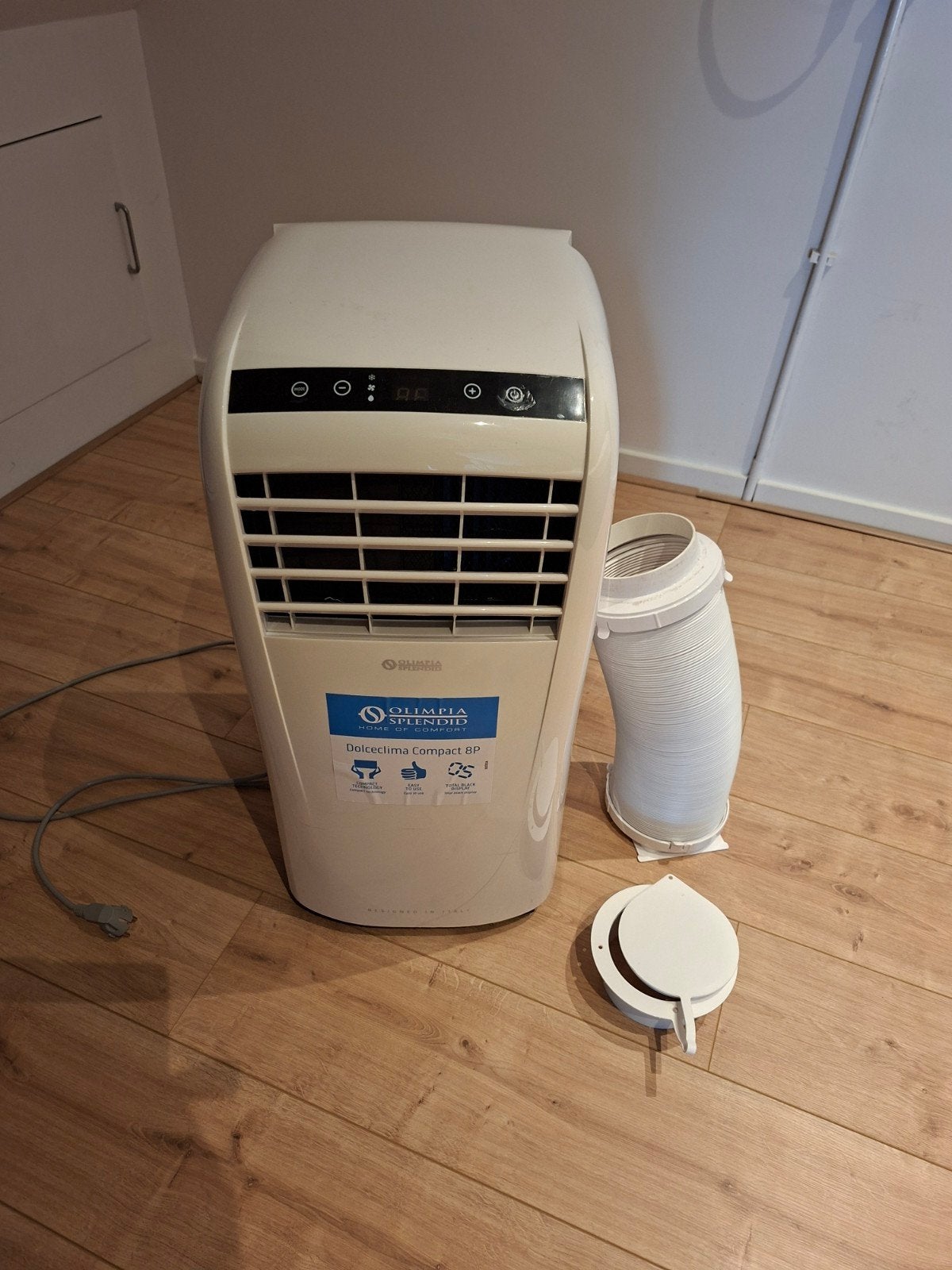 mobiele airco Olimpia Splendid Dolceclima Compact 8P, Witgoed en Apparatuur, Airco's, Ophalen, Minder dan 60 m³, 3 snelheden of meer