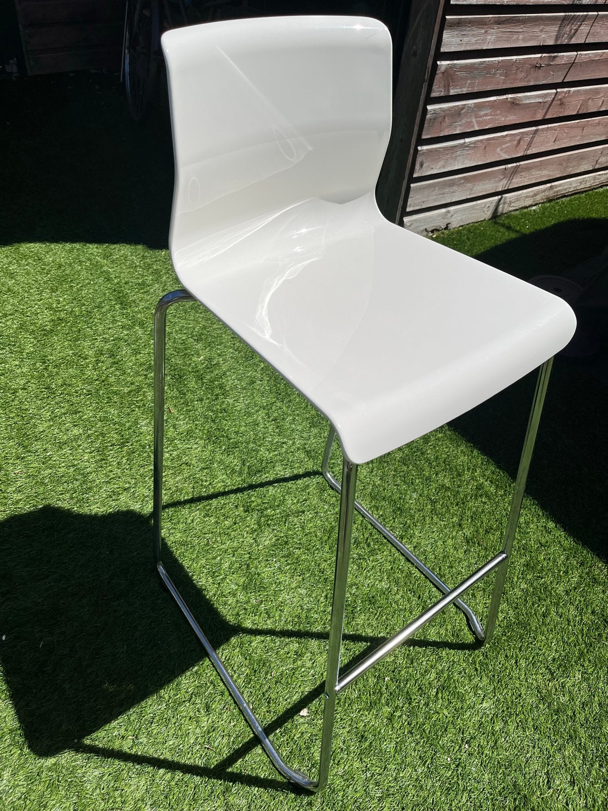 4x barkruk Glenn van de ikea per stuk €40, Ophalen, Kunststof, Gebruikt, Met voetsteun