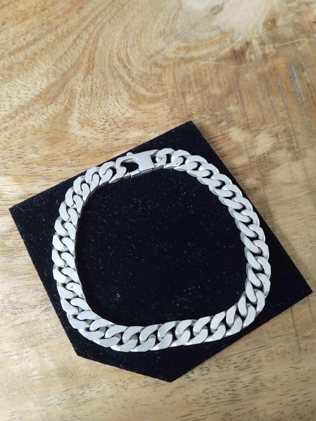Zilveren Heren armband 22cm, 31.15g 🎄🎁, Ophalen of Verzenden, Gebruikt, Zilver, Zilver